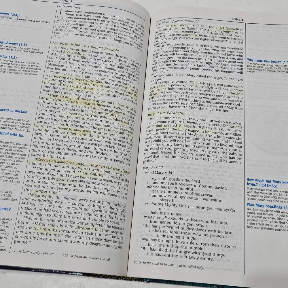 The Quest Study Bible : Indexed by Marhsall Shelley (1994, Hardcover)